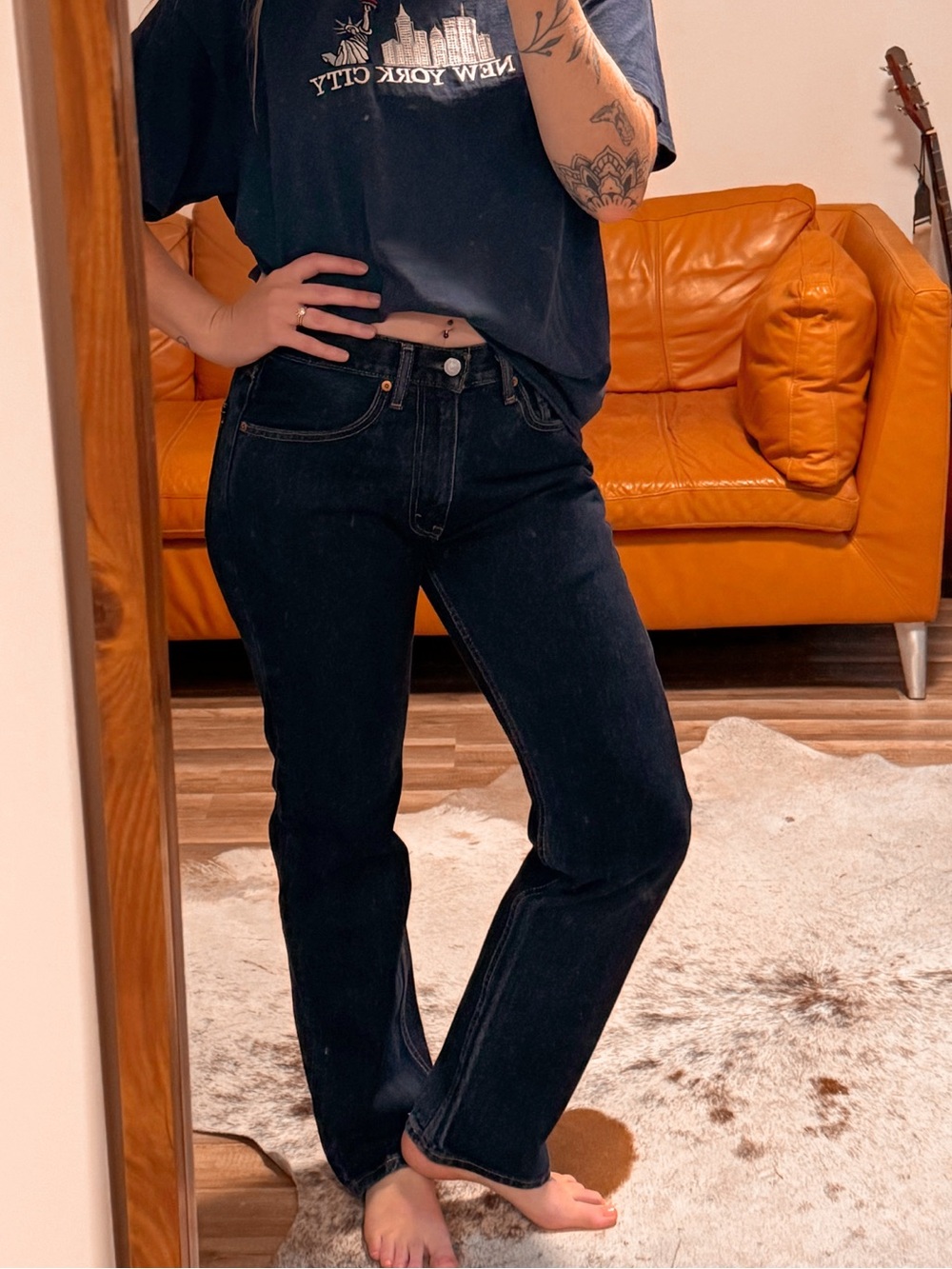 Levi’s Straight Leg Jeans in Dark Wash